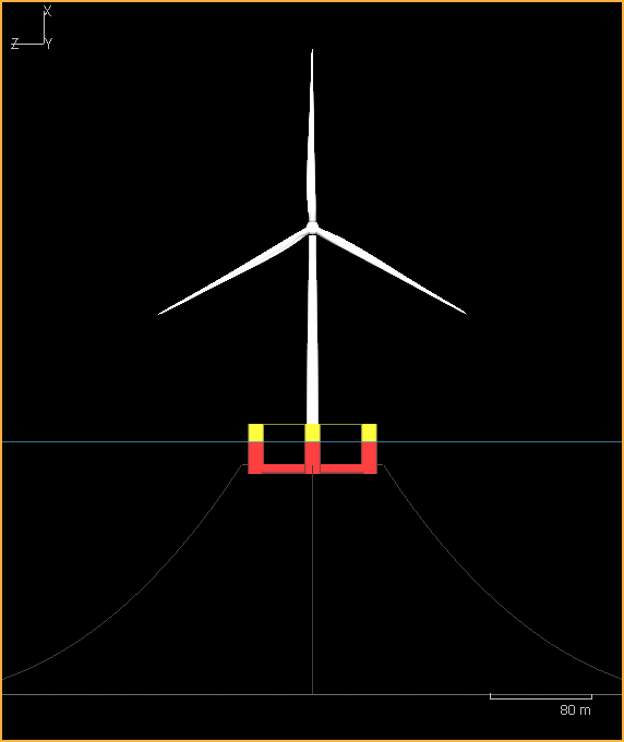 IEA 22MW RWT - Semisub Model