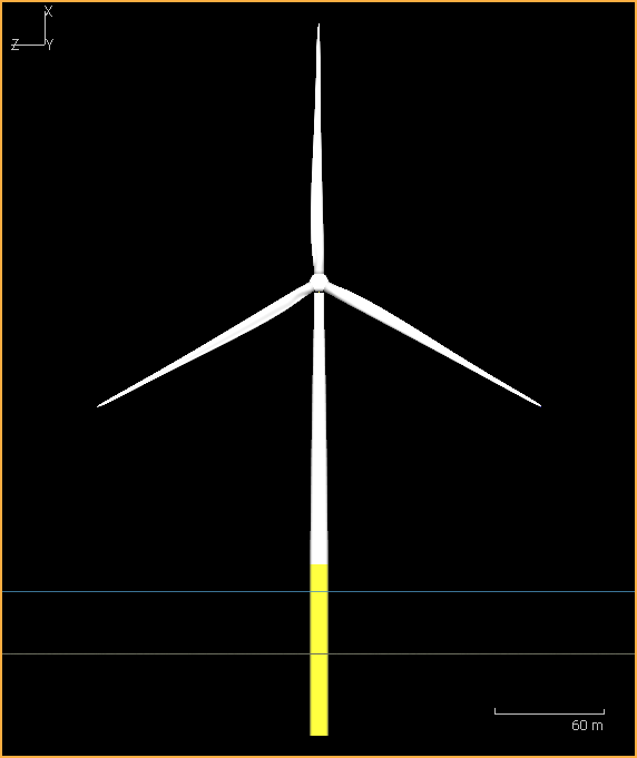 IEA 22 MW RWT - Monopile Model