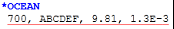 Keyword_Unrecognised Input Data