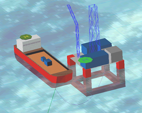 Model_General_Installation Vessel and FPU