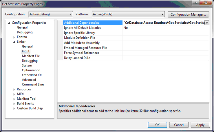 LinkerDependencies